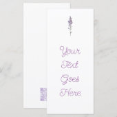 Delicate Bloemen Menu (Voorkant / Achterkant)