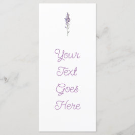 Delicate Bloemen Menu