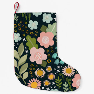 Delicate Bloemen: Naadloze Beauty. Kleine Kerstsok