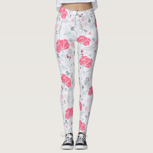  Delicate  Bloemen Roze Botanisch Leggings