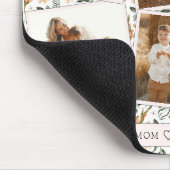 Delicate Bloemen Scrapbook Stijl Moederdag Muismat (Hoek)