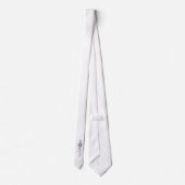 Delicate Bloemen Stropdas (Achterkant)