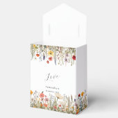 Delicate Bloemen Wit Baby shower Dank u Bedankdoosjes (Geopend)