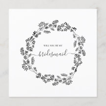 Delicate Bloemige Moderne Bruidsmeisje Bruiloft