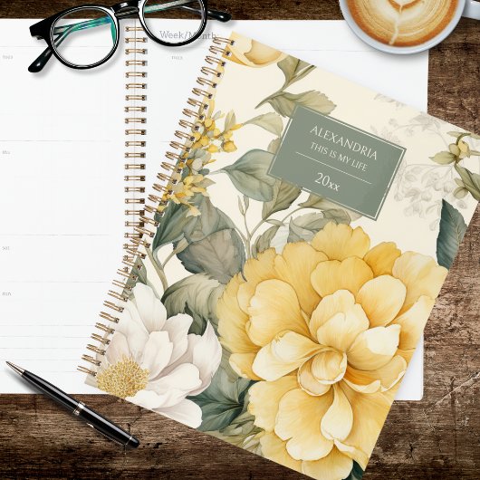 Delicate Bloemmotief Planner