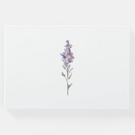 Delicate bloemmotieven  gastenboek