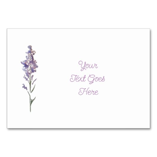 Delicate bloemstuk zitplaats toewijzing  kaart (Voorkant)