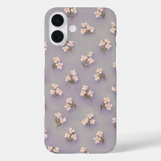 delicate bloemverstrooiing Case-Mate iPhone case (Achterkant)