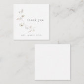 Delicate bloesem - Hartelijk dank Notitiekaartje (Voorkant / Achterkant)