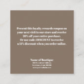 Delicate Bloom Chic Boutique Discount Coupon (Achterkant)