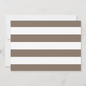 Delicate Bloom typografie bruiloft bruids brunch Kaart (Achterkant)