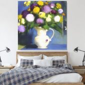 Delicate Blooms Muurdecoratie  Canvas Afdruk (Insitu (Slaapkamer))