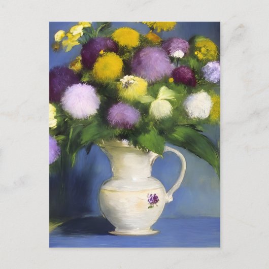 Delicate Blooms Wandinrichting Briefkaart (Voorkant)