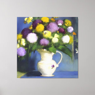 Delicate Blooms Wandinrichting Canvas Afdruk