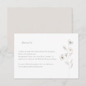 Delicate Blossom Details Enclosure Kaart (Voorkant / Achterkant)