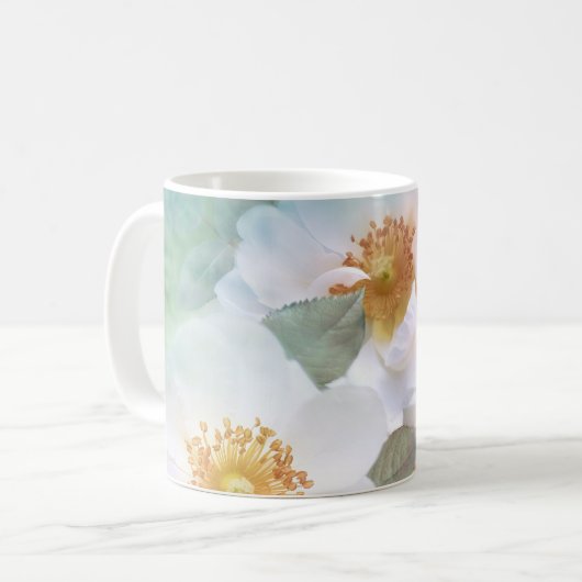 Delicate Blossom met Citaat Koffiemok (Voorkant links)