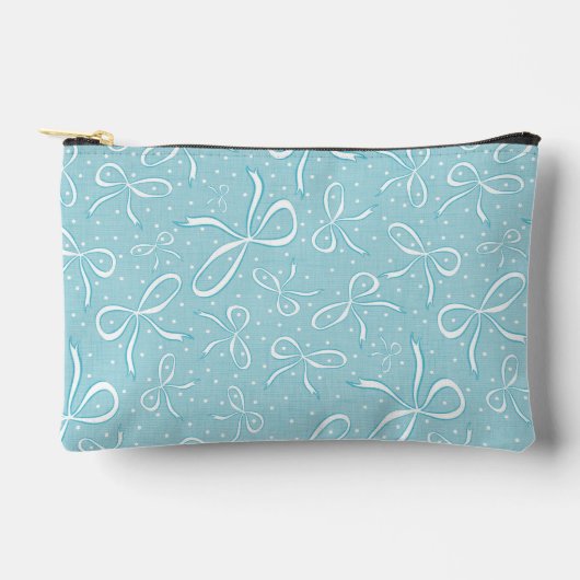 Delicate Blue Coquette Bows Etui (Voorkant)