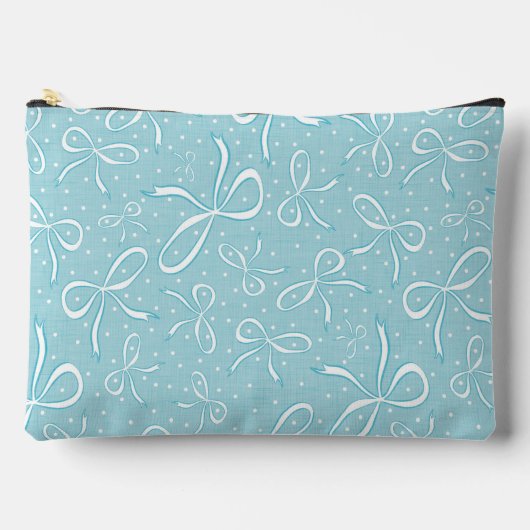 Delicate Blue Coquette Bows Etui (Voorkant)