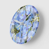 Delicate Blue Lacecap Hydrangea Ronde Klok (Hoek)