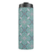 Delicate Blues Thermal Tumbler Thermosbeker (Voorkant)