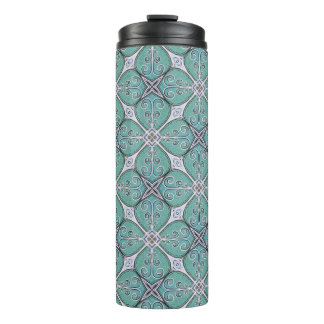 Delicate Blues Thermal Tumbler Thermosbeker