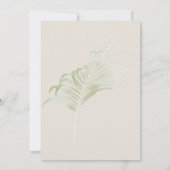 Delicate Blush Floral Greenery Vrijgezellenfeest Kaart (Achterkant)