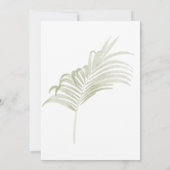 Delicate Blush Floral Greenery Vrijgezellenfeest Kaart (Achterkant)