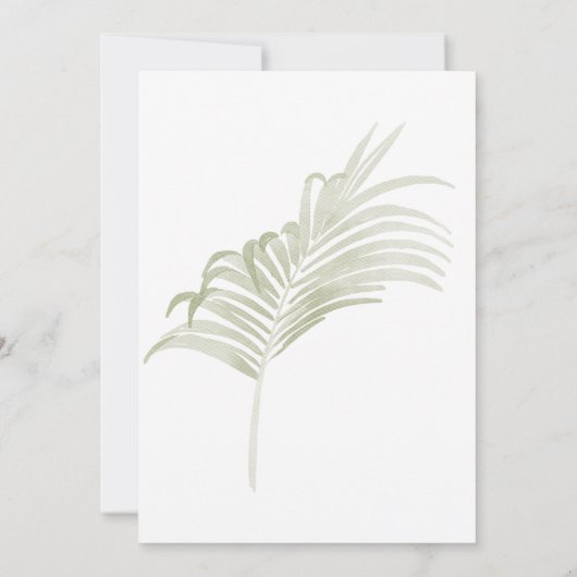 Delicate Blush Floral Greenery Vrijgezellenfeest Kaart (Achterkant)