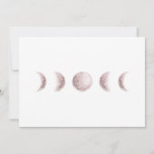 Delicate Blush Moon | hemels repetitiediner Kaart (Achterkant)