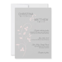 Delicate Blush Roze Stoffig Roos & Grijze Wijnstok