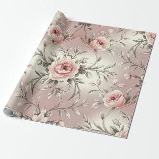 Delicate Blush Waterverf Gift Wrap Cadeaupapier