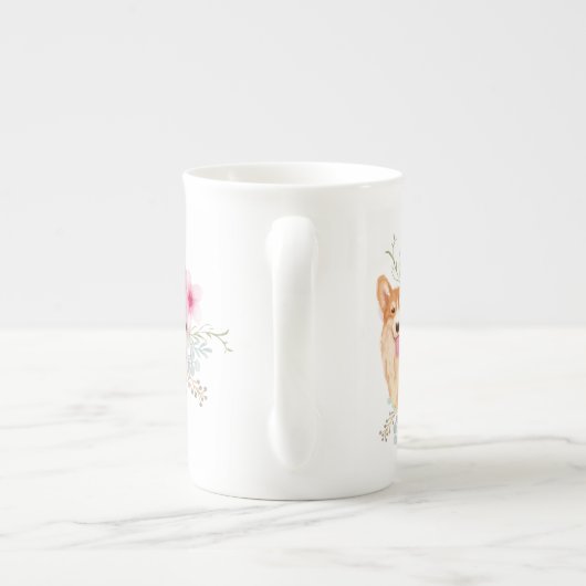 Delicate Bone China CORGI Mama Verjaardag Mok (Achterkant)