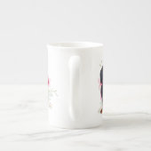 Delicate Bone China DACHSHUND Mama Verjaardag Mok (Achterkant)