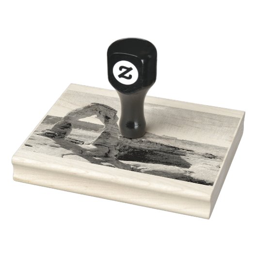 Delicate boog houten stempel (Stempel)