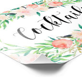 Delicate Bouquet Cocktails Print Foto Afdruk (Hoek)