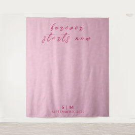 Delicate Bourgondische bruiloft foto achtergrond w Wandkleed