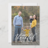 Delicate Branch Editable Color Thanksgiving Cards Feestdagenkaart (Voorkant)