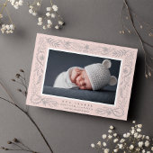 Delicate Branches Birth Announcement | Blush Aankondiging