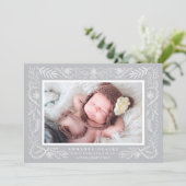 Delicate Branches Birth Announcement | Deen Aankondiging (Staand voorkant)