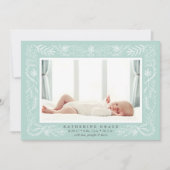 Delicate Branches Birth Announcement | Munt Aankondiging (Voorkant)