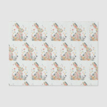 Delicate Bunny Easter Tissue Paper