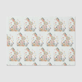 Delicate Bunny Easter Tissue Paper Tissuepapier