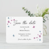 Delicate Butterfly Sla de datum op Save The Date (Staand voorkant)