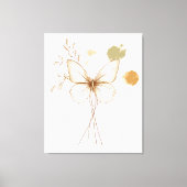 Delicate Butterfly Wall Art Canvas Afdruk (Voorkant)