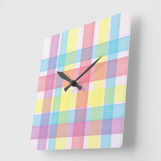 Delicate Checkered Pattern beroemd gemaakt door Na Vierkante Klok (Hoek)