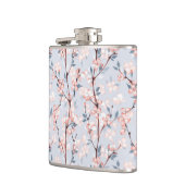 Delicate Cherry Blossom Pattern Heupfles (Links)