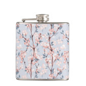 Delicate Cherry Blossom Pattern Heupfles (Voorkant)