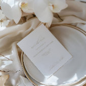 Delicate Classic Wedding Save the Date Kaart