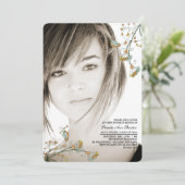 Delicate Corners Fotouitnodiging Kaart (Staand voorkant)