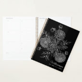 Delicate Country Flower Line Illustration Planner (Display)
